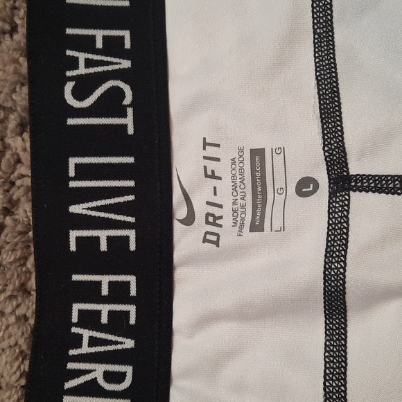 Nike Dri Fit Relay Printed Crop Running Capri Leggings - Picture 3 of 4